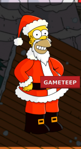 The Simpsons Tapped Out - Santa Homer