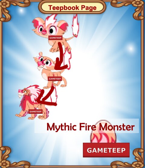 Tiny Monsters Teepbook - Mythic Fire Monster