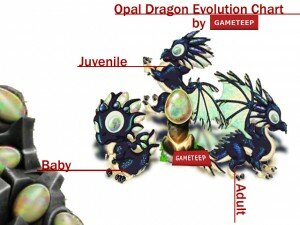 DragonVale - opal dragon evolution chart