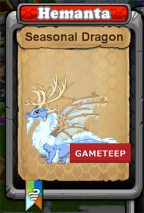 DragonVale Winter Seasonal Dragon