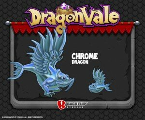 DragonVale Chrome Dragon