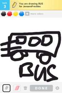 Draw Something Drawings Bus