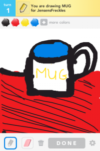 Draw Something Drawings Mug