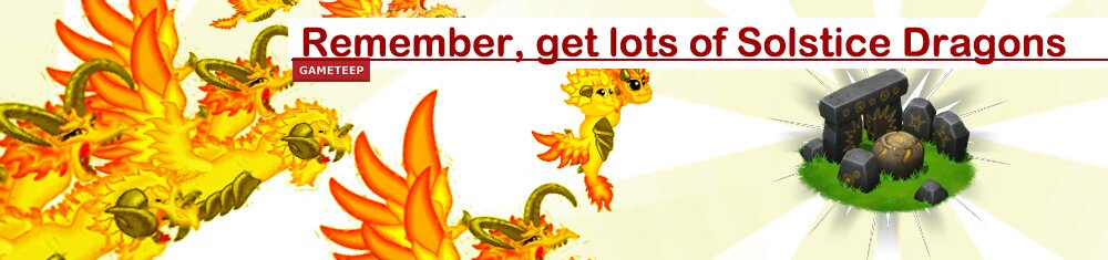 DragonVale - Solstice Dragon Banner