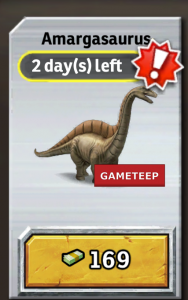 Jurassic Park Builder Amargasaurus