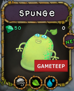 My Singing Monsters Spunge Monster