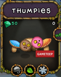 My Singing Monsters Thumpies Monster