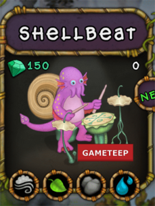 My Singing Monsters Shellbeat Monster