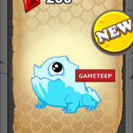 DragonVale Glacier Dragon Baby