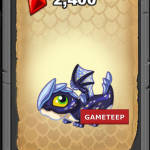 DragonVale Platinum Dragon Baby