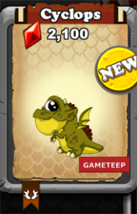 DragonVale Cyclops Dragon