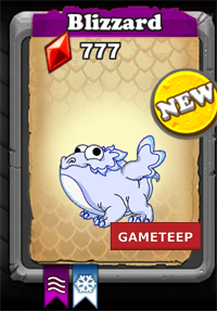 DragonVale Blizzard Dragon Icon