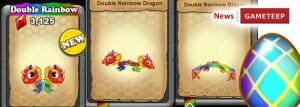 DragonVale Double Rainbow Dragon Evolution Chart