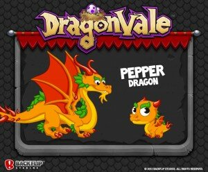 DragonVale Pepper Dragon Official