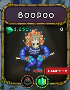 My Singing Monsters Boodoo Monster