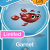 Fish with Attitude Garnet Fish